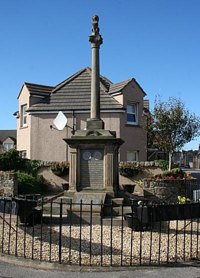 Oorlogsmonument Burghead #1