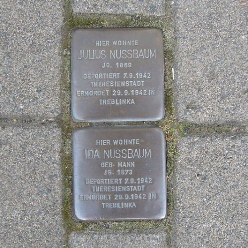 Stolpersteine Gartenstrae 23 #1