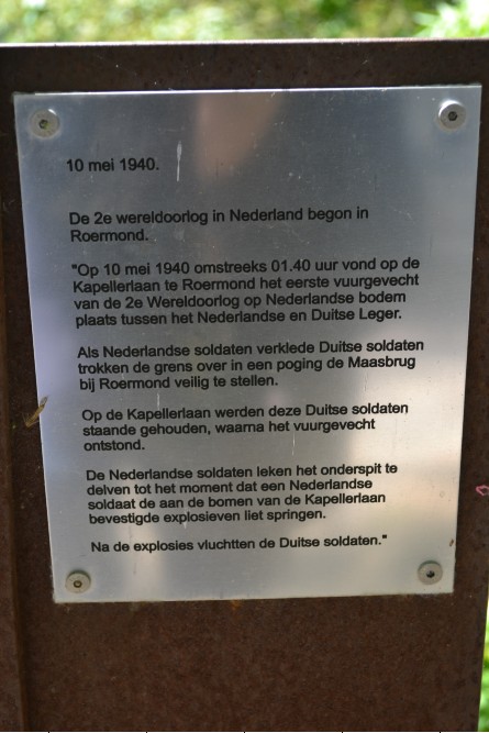 Monument Eerste Vuurgevecht Roermond #2