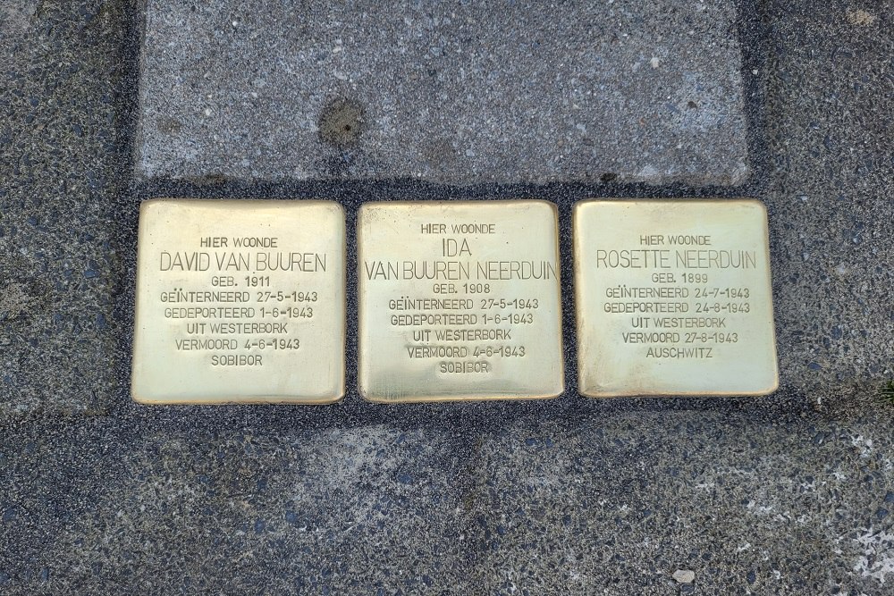 Stolpersteine C. Houtmanstraat 6 #1