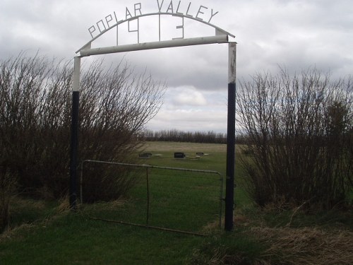 Oorlogsgraf van het Gemenebest Rockglen Poplar Valley Cemetery #1