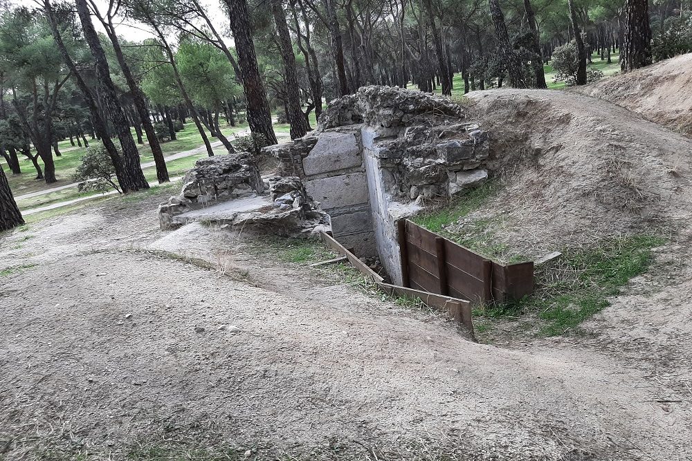 Remains Bunker Spanish Civil War Dehesa de Navalcarbón #3
