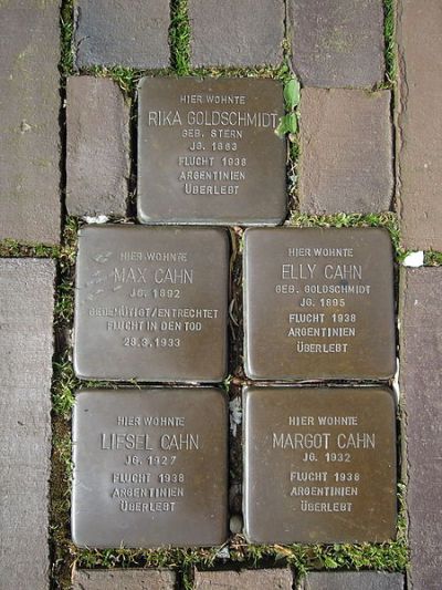 Stolpersteine Marktstraße 13