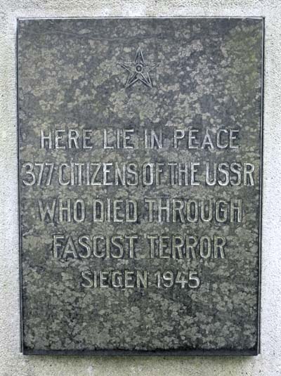 Sovjet Oorlogsgraven Siegen #4