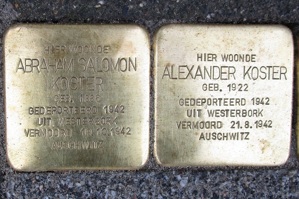 Stolpersteine Obreenstraat 28 #2