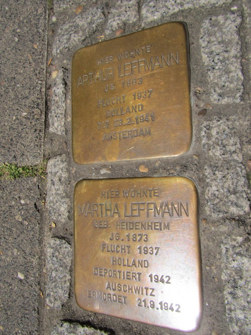 Stolpersteine Flandrische Strae 18 #1