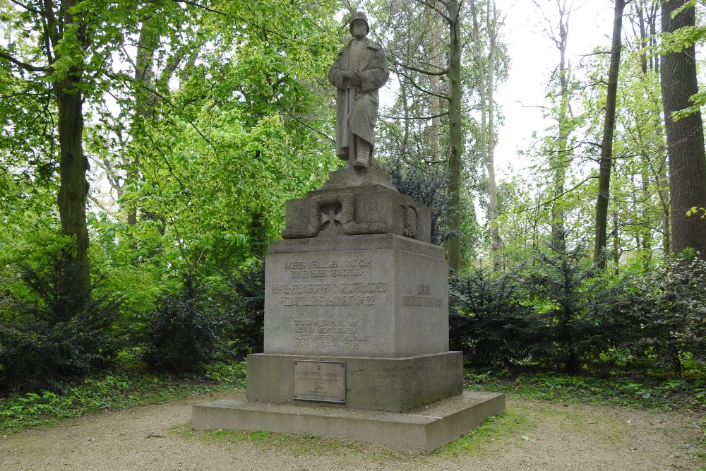 Oorlogsmonument 2. Westf. Feld Art. Rgt. No. 22 #1