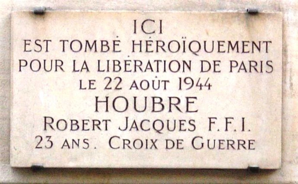 Gedenkteken Robert Jacques Houbr #1
