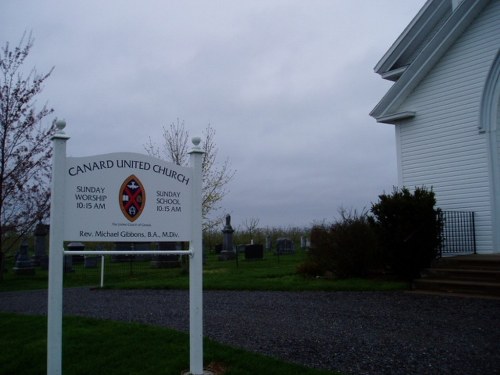 Commonwealth War Grave Upper Canard Burgess Cemetery #1