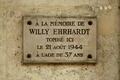 Gedenkteken Willy Ehrhardt #1