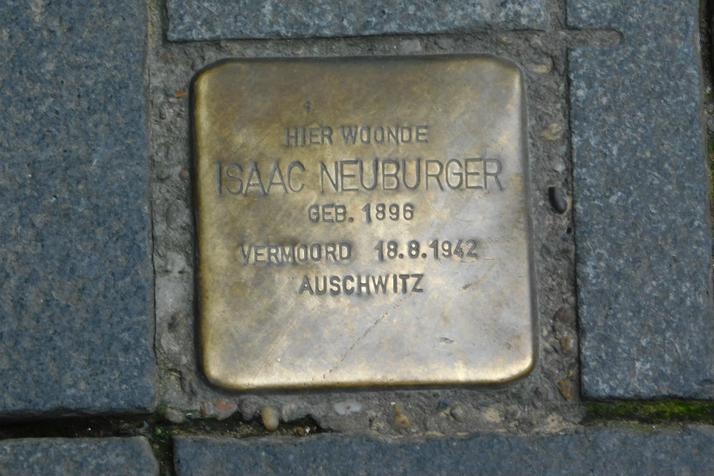 Stolperstein Achter het Vleeschhuis (nu Vleeshuis 35)