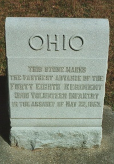 Positie-aanduiding Aanval van 48th Ohio Infantry (Union) #1
