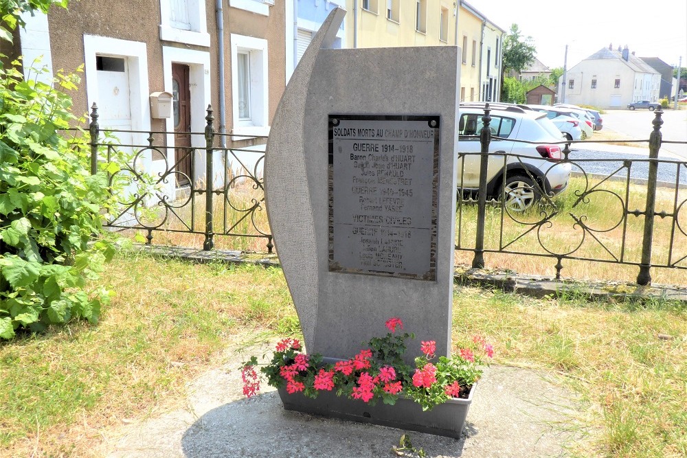 Oorlogsmonument Sainte-Marie-sur-Semois