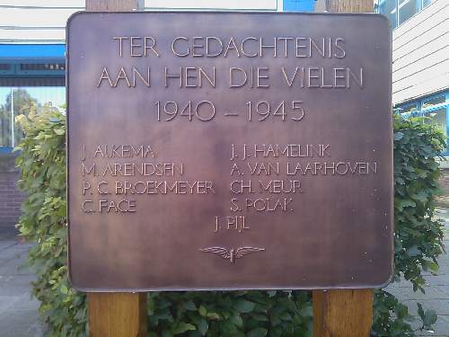 Gedenkteken Omgekomen NS-Medewerkers Werkplaats Haarlem #2