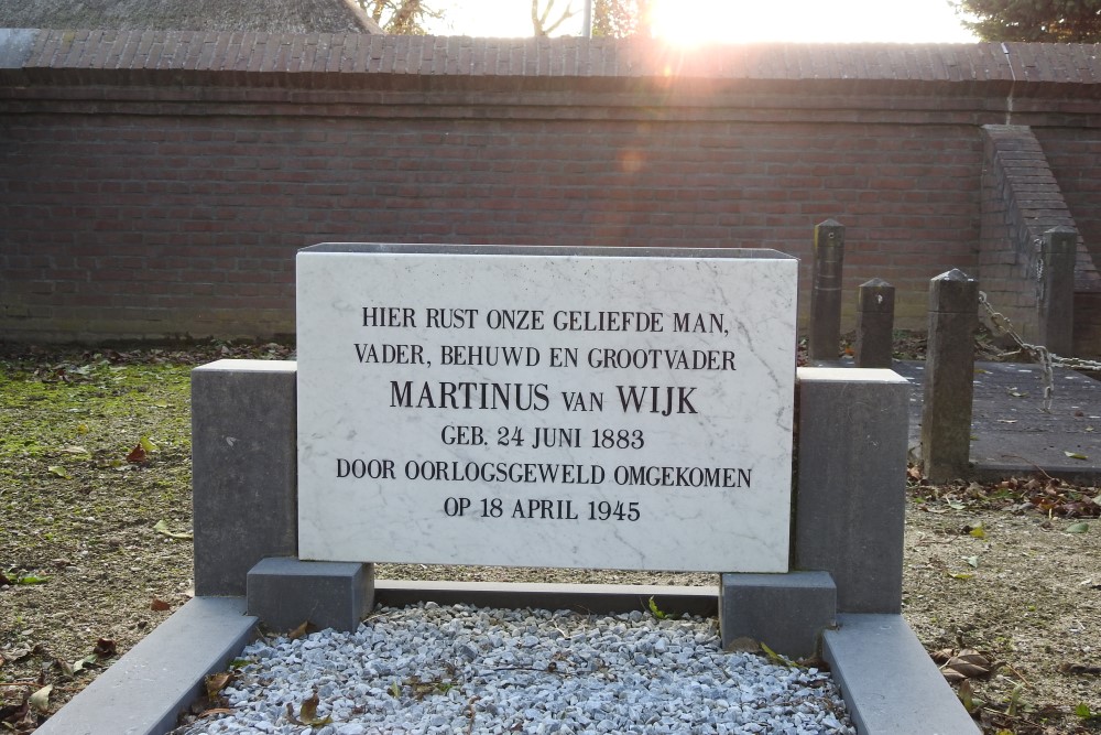 Grave Civilian Casualty Old Cemetery Rijswijk #2
