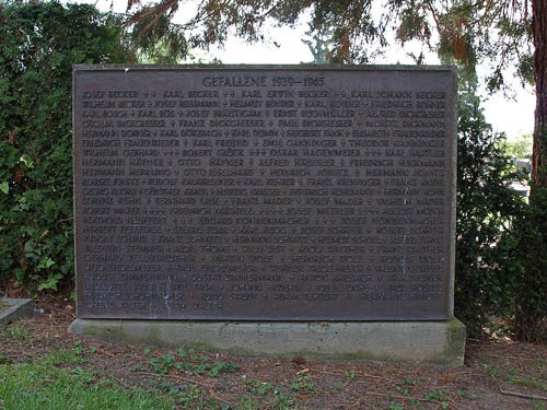 Oorlogsmonument Bad Langenbrücken #1