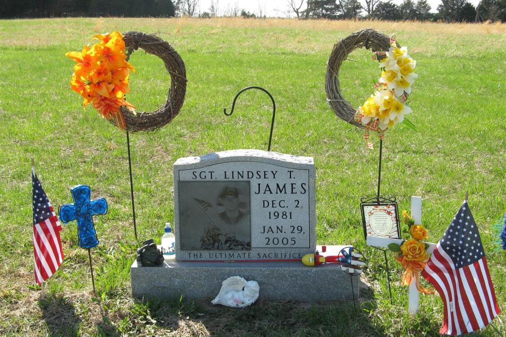 American War Grave Tom James Memorial Cemetery #1