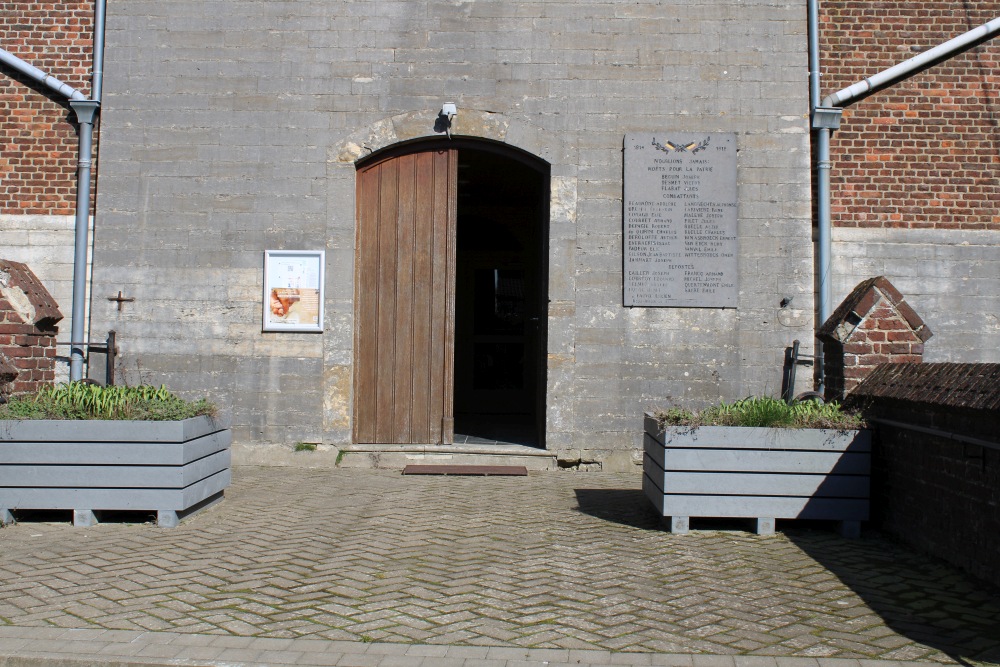 Gedenkteken Eerste Wereldoorlog Roux-Miroir