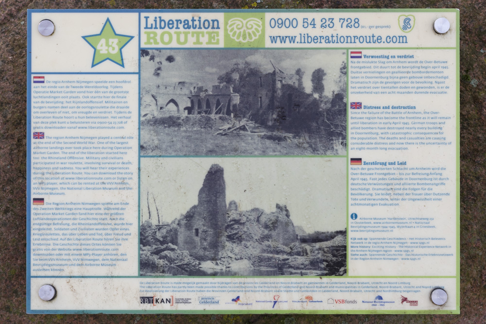 Liberation Route Marker 43 #2
