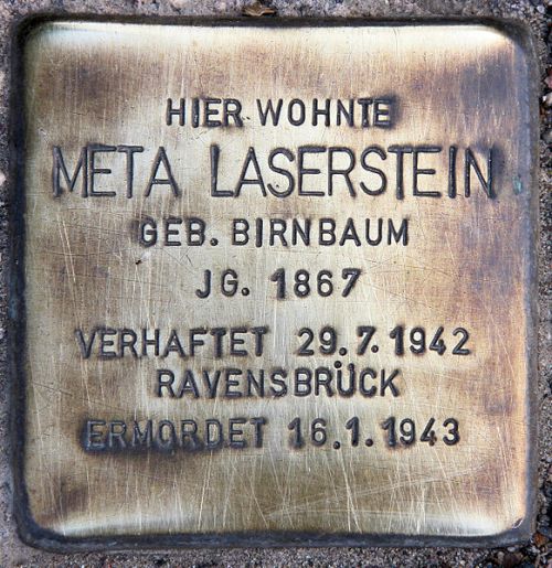 Stolperstein Immenweg 7 #1