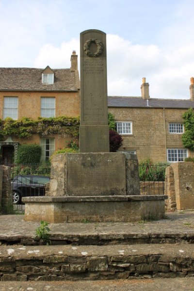 Oorlogsmonument Blockley