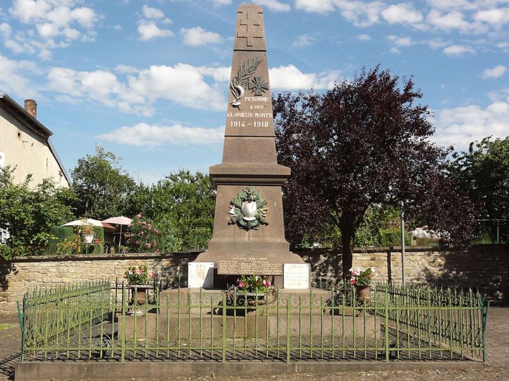 Oorlogsmonument Pexonne