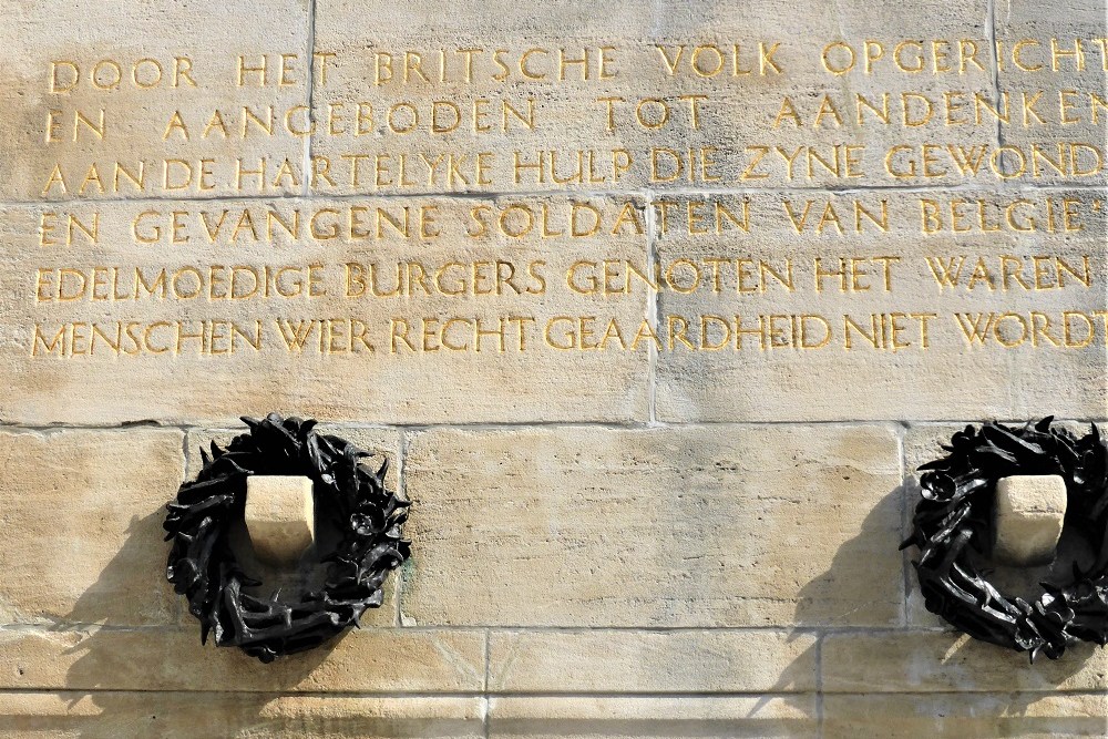 Monument Voor De Britse Erkenning Aan Het Belgische Volk #3