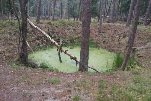 Bomb Craters German Ammunition Storage Buildings (M.A.St.)