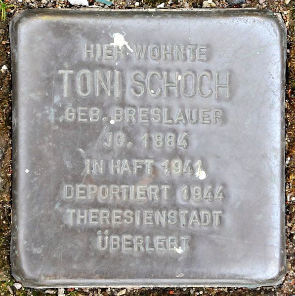 Stolperstein Gutzkowstrae 6 #1