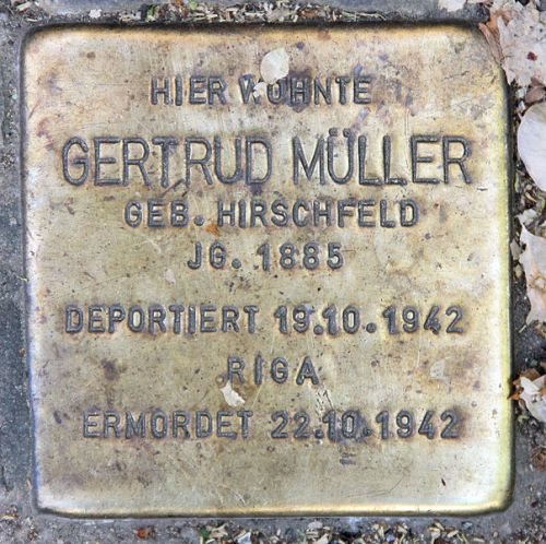 Stolpersteine Wielandstraße 31 #3