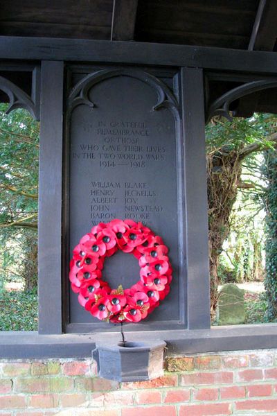 Oorlogsmonument Little Melton