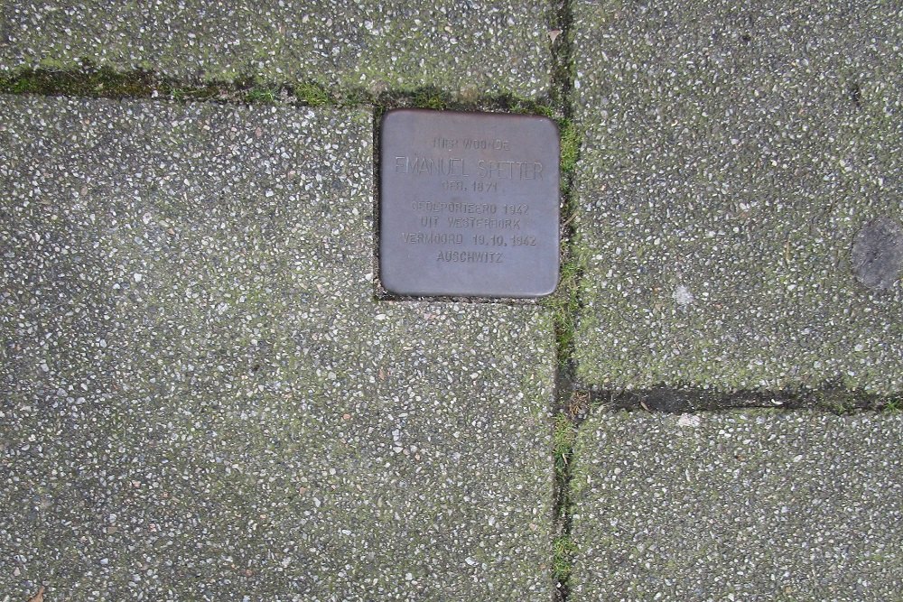 Stolperstein Nieuwe Hamelstraat 48a #2