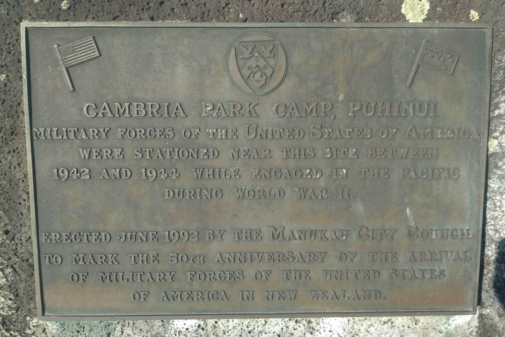 Memorial Cambria Park Camp #1