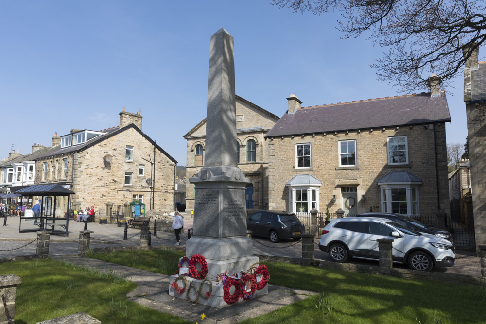 Oorlogsmonument Middleton-in-Teesdale #1