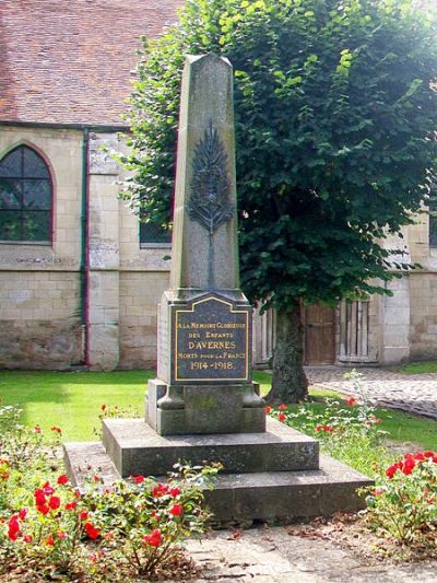 Oorlogsmonument Avernes #1