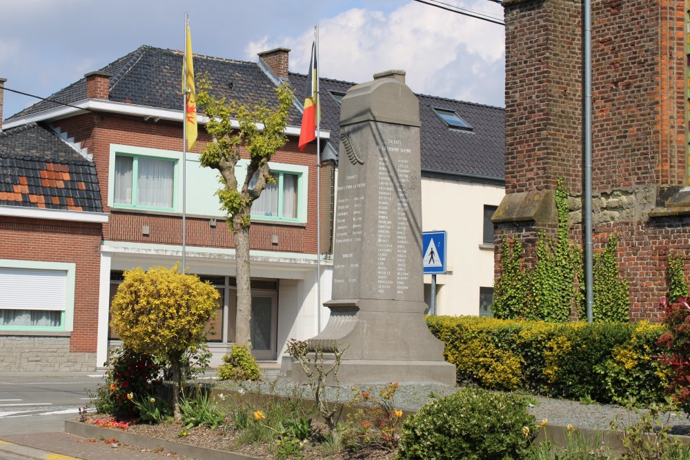 Oorlogsmonument Chièvres-Vaudignies #2