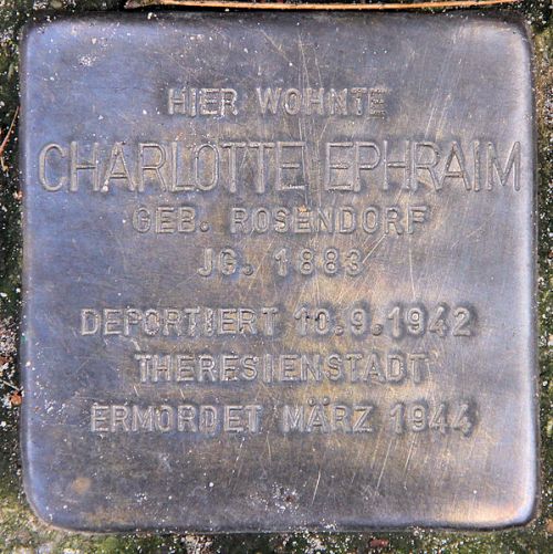 Stolperstein Schopenhauerstrae 97