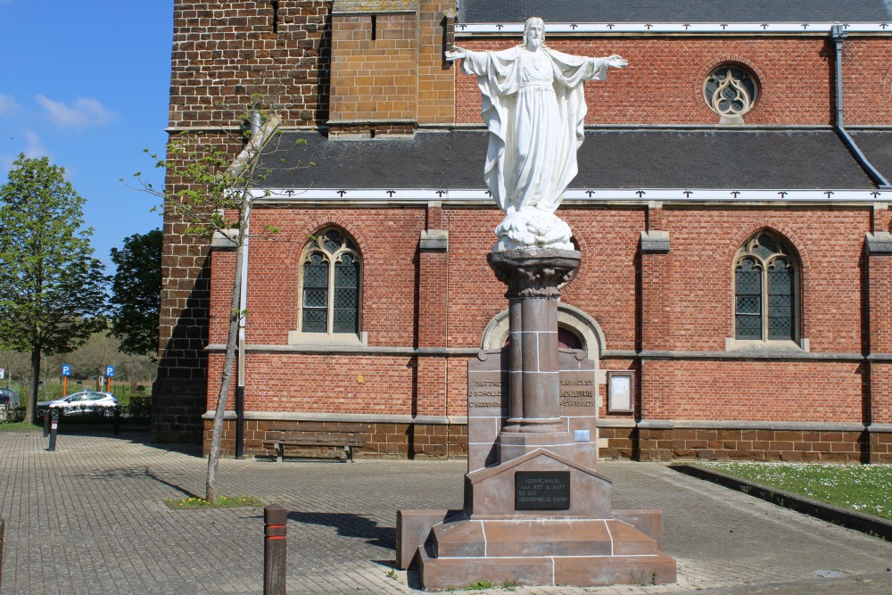 War Memorial - Holy Heart Statue Messelbroek #2