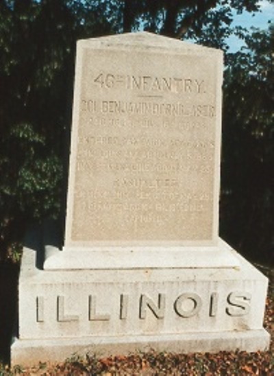 46th Illinois Infantry (Union) Monument #1