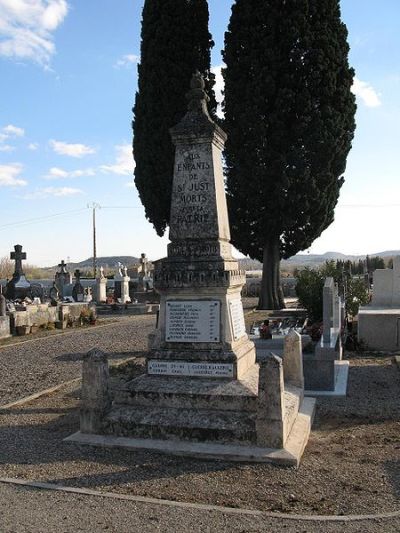 Oorlogsmonument Saint-Just-d'Ardche