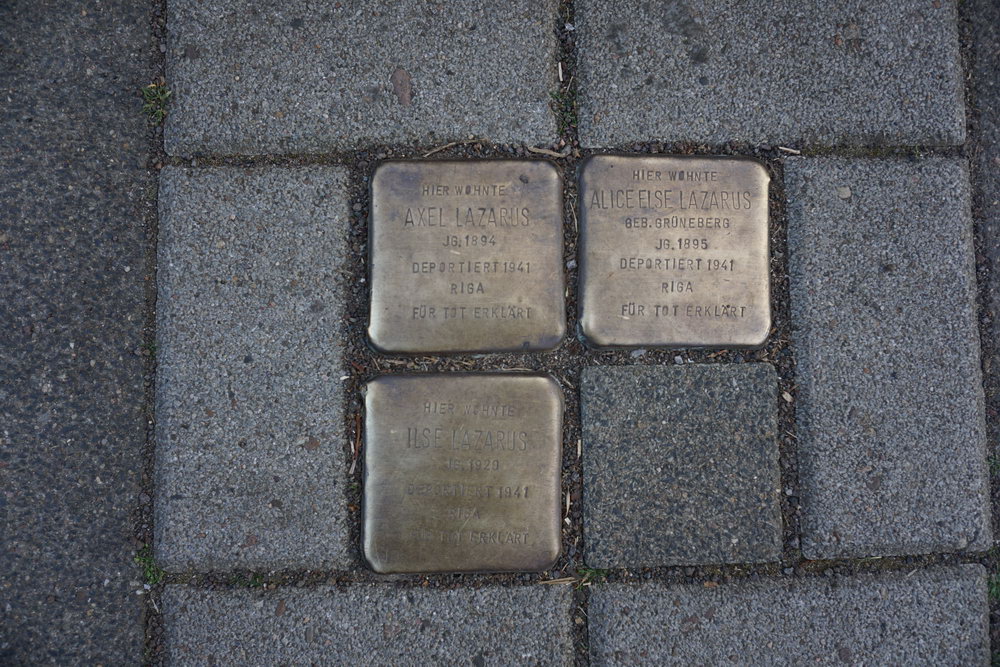 Stolpersteine Klettenberggrtel 13 #1