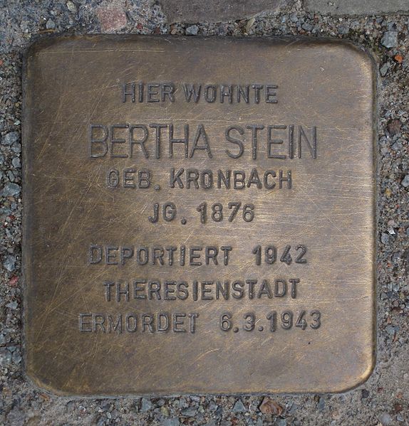 Stolpersteine Sandauer Straße 2 #2