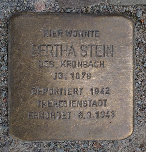 Stolpersteine Sandauer Strae 2 #2