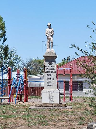 Oorlogsmonument Korong Vale