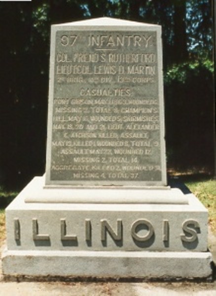 Monument 97th Illinois Infantry (Union)