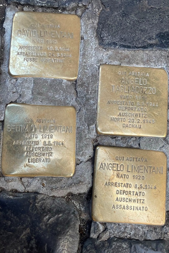 Stolpersteine Via dei Giubbonari 30