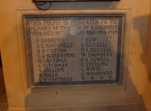 War Memorial St. Boniface Church #1