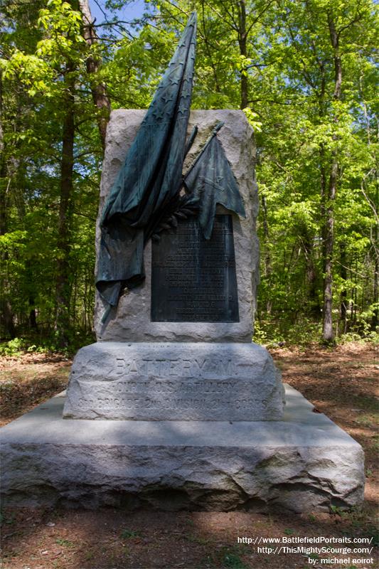 4th U.S. Artillery - Battery M Monument #1
