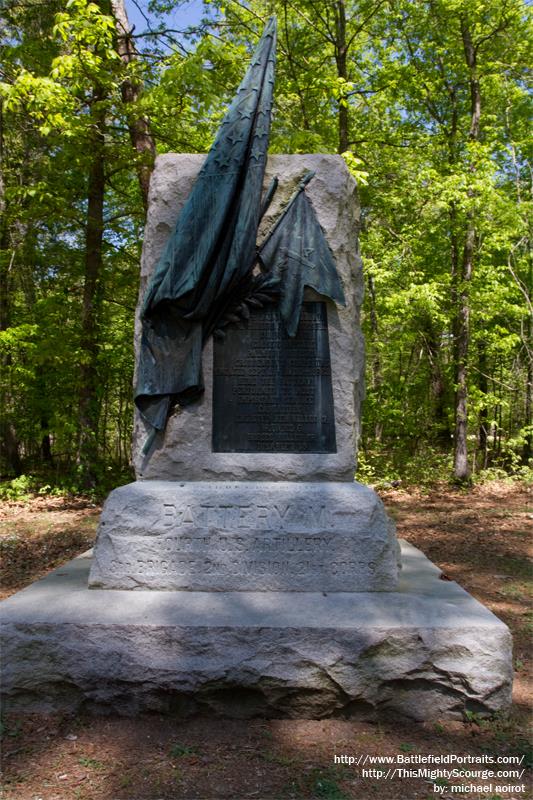 4th U.S. Artillery - Battery M Monument