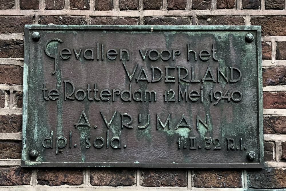 Gedenkteken A. Vrijman #1